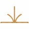 Ekena Millwork Richland Rough Sawn Timber Gable Bracket, Western Red Cedar, 108"W x 63"H x 4"D x 4"F, 14/12 Pitch GBW108X63X0404RIC00RWR - alternate 1